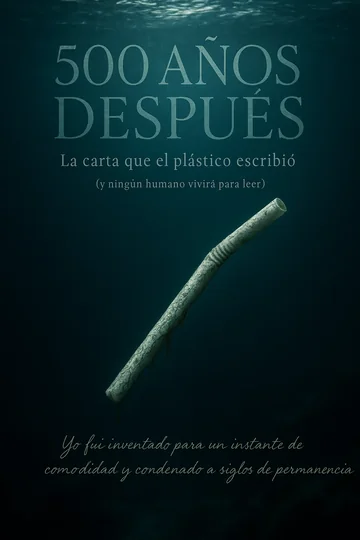 Portada de 500 Años Después — La carta que el plástico escribió