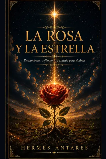Portada de La Rosa y la Estrella — Pensamientos, reflexiones y oración para el alma